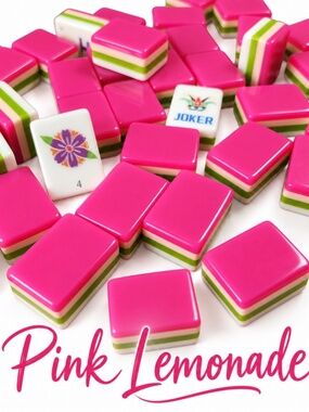 American Mah Jongg Tiles (30MM) - Pink Lemonade